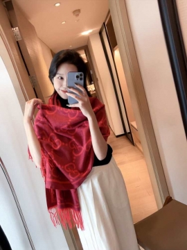 2025新品 グッチ ショール 在庫あり 男女兼用 