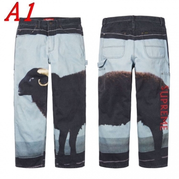 2026秋冬 SUPREME ジーンズ 男女兼用 ビビッド