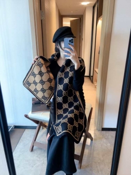 2025新品 グッチ ショール トレンド 男女兼用 