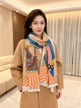 2025新作 エルメス ショール 注目 男女兼用 