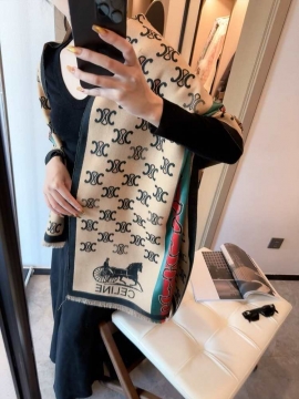 2025秋冬 セリーヌ ショール アフターサービス 男女兼用 