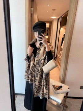 2025秋冬 ディオール ショール 高級感 男女兼用 