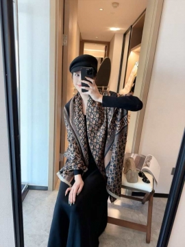 2025-26秋冬 ディオール ショール 最新作 男女兼用 