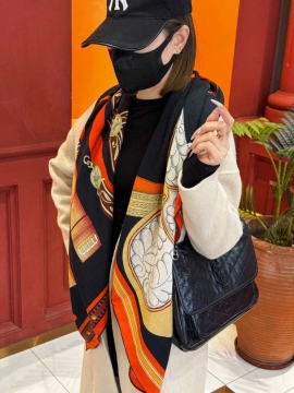 2025FW エルメス ショール 上質 男女兼用 多色可选