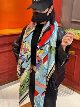 2025-26秋冬 エルメス ショール 通販 男女兼用 多色可选