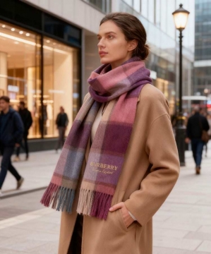 2025新品 バーバリー ショール トレンド 男女兼用 