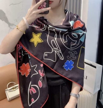 2025-26秋冬 シャネル ショール 最新作 男女兼用