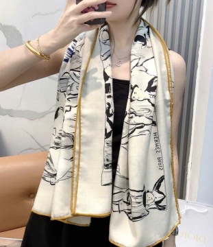 2025FW エルメス ショール 新登場 男女兼用 