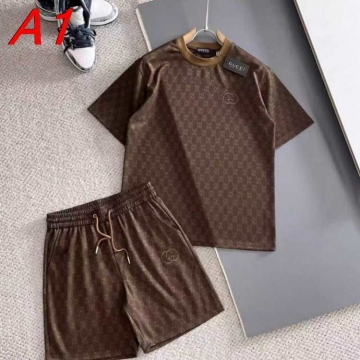 2026年新作 グッチ 【アメカジ】 ヴィンテージ風 セットアップ上下 ワークスタイル 着回し自在