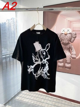 今季新作 ディオール 【プレイフル】 ユニークTシャツ グラフィック 着回し自在