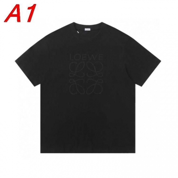 2026SS ロエベ 【アメカジ】 ヴィンテージ風Tシャツ ワークスタイル 着回し自在