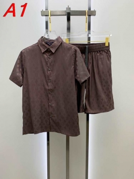 2026年トレンド ルイヴィトン 【エココンシャス】 サステナブル セットアップ上下 ナチュラル 着回し自在