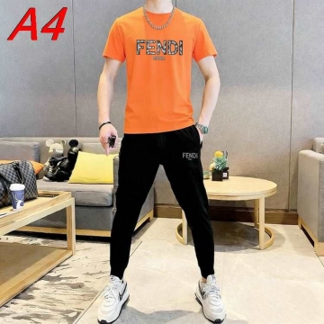 NEW ARRIVAL フェンデイ クール インスタ映え ユニセックス セットアップ上下