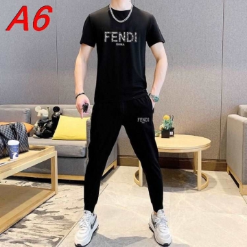 NEW ARRIVAL フェンデイ クール インスタ映え ユニセックス セットアップ上下