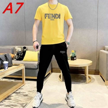 NEW ARRIVAL フェンデイ クール インスタ映え ユニセックス セットアップ上下