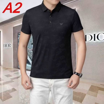 2026年新作 アルマーニ 【ミリタリー】 ワークスタイルTシャツ