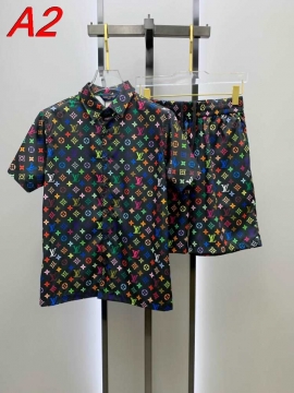 最新作 ルイヴィトン アクティブ トラベル向け 着回し自在 セットアップ上下