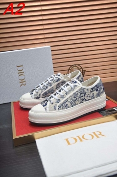 2026発売【Dior】スニーカー キャンバス 街景柄 白底×ブラック カジュアル 