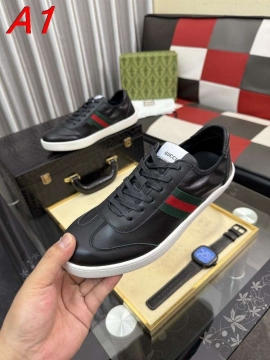 2026入荷【Hermès】スニ\-カー レザー × キャンバス × 白 × ブルー H装饰 运动 HE-