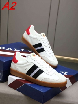2026入荷【Burberry】ローカットスニーカー レザー×スエード ストライプ WHITE×RED カジュアル 