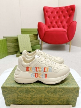 2026発売中！【Gucci】チャンキースニーカー ファブリック GGモノグラム レトロ ベージュ ストリート 