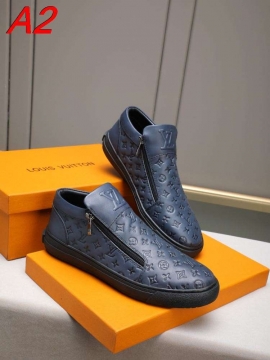 2026発売【Louis Vuitton】ブーツ レザー モノグラム ビット装饰  블랙 ビジネス 