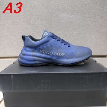 2026入荷しました【BOSS】HUGO BOSS チャンキースニーカー レザー ロゴポイント BLACK ストリート 