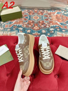 2026新作発表【Hermès】スニ\-カー スエード × レザー × brown × 白 孔あけ 运动 HE-