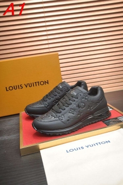 2026新作登場！【Louis Vuitton】スニーカーレザー モノグラム ロゴ :black ストリート 