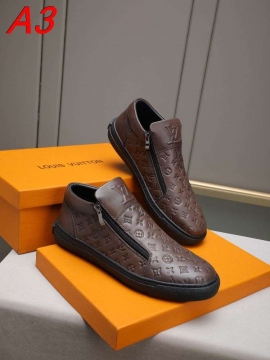 2026発売【Louis Vuitton】ブーツ レザー モノグラム ビット装饰  블랙 ビジネス 