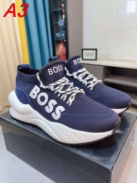 2026発売中！【BOSS】EA7 スニーカー ファブリック 针织袜套 BLACK×イエロー スポーツ 