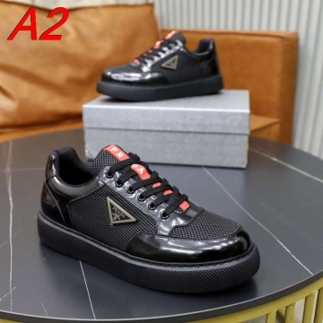 2026新作登場！【Prada】チャンキースニーカー メッシュ 赤PRADA饰带  White カジュアル 