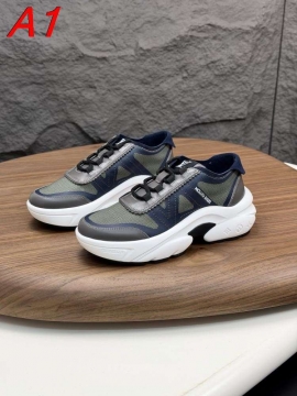 2026入荷【Louis Vuitton】チャンキースニーカー メッシュ×レザー V装饰 グレー×藏ブルー ストリート 