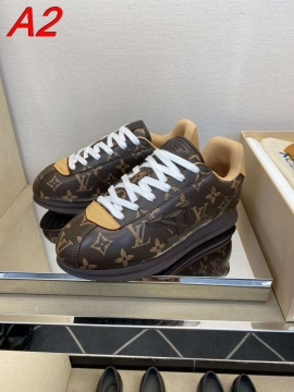 2026発売中！【Louis Vuitton】スニーカーレザー ロゴ :white ストリート 