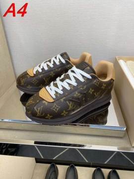 2026発売中！【Louis Vuitton】スニーカーレザー ロゴ :white ストリート 