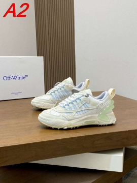 2026年夏新作【Off-White】ダッドスニーカー メッシュ×スエード 矢印パターン ODSY-2000标识 ホワイト ストリート 