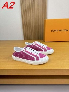 2026入荷しました【Louis Vuitton】スニーカー モノグラムキャンバス×レザー モノグラム グレーグリーン ストリート 