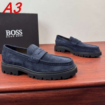 2026発売【BOSS】ローファー スエード 便士，乐福 ブラウン ビジネス 