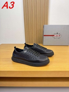 2026入荷しました【Prada】スニーカー レザー マット质感  White カジュアル 