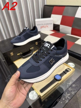 2026入荷【Dolce & Gabbana】スニーカー パテントレザー CDロゴ ホワイト×ブラック カジュアル 