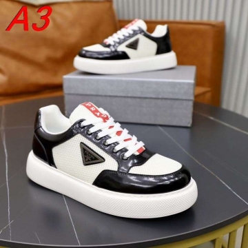 2026新作登場！【Prada】チャンキースニーカー メッシュ 赤PRADA饰带  White カジュアル 