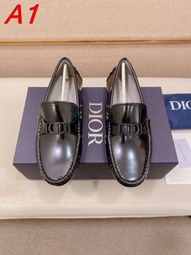 2026入荷しました【Dior】ローファー パテント 双D-logo  블랙 ビジネス 