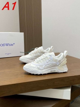 2026年夏新作【Off-White】ダッドスニーカー メッシュ×スエード 矢印パターン ODSY-2000标识 ホワイト ストリート 