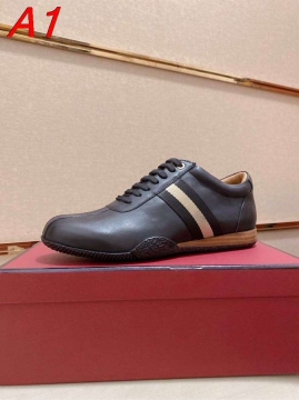 2026新作発表【Burberry】ローカットスニーカー レザー ストライプ BLACK×BEIGE カジュアル 