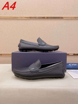 2026入荷【Dior】ローファー スエード 明线装饰 ブラック ビジネス 