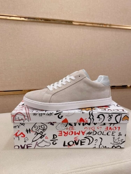 2026発売中！【Dolce & Gabbana】スニーカー スエード シンプルデザイン ベージュ カジュアル 