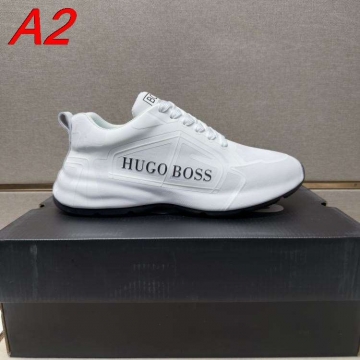 2026入荷しました【BOSS】HUGO BOSS チャンキースニーカー レザー ロゴポイント BLACK ストリート 