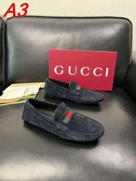 2026発売【Gucci】スリッポン レザー  비즈装飾 ベージュ×バーガンディ パーティー 