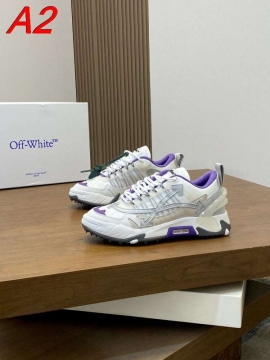 2026新作登場！【Off-White】ダッドスニーカー スエード×メッシュ アロー标志 グレー×オレンジ ストリート 