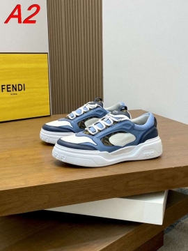 2026年夏新作【Fendi】チャンキースニーカー レザー FF柄×ピンク 白底 ホワイト×ピンク カジュアル 